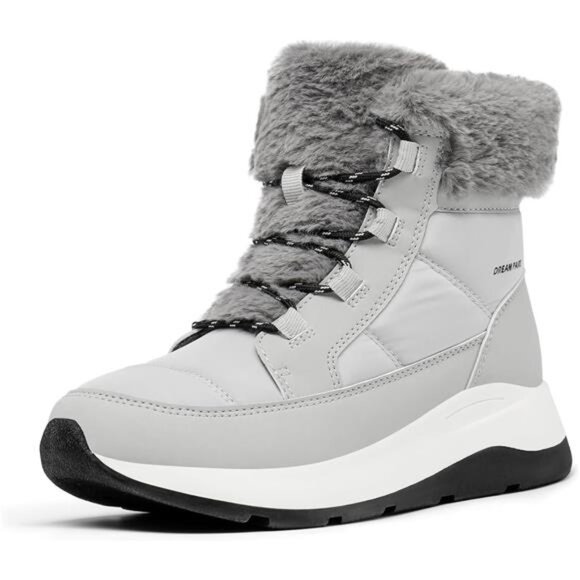 Shoes - Women's Winter Snow Boots, Faux Fur Waterproof Ankle Booties,